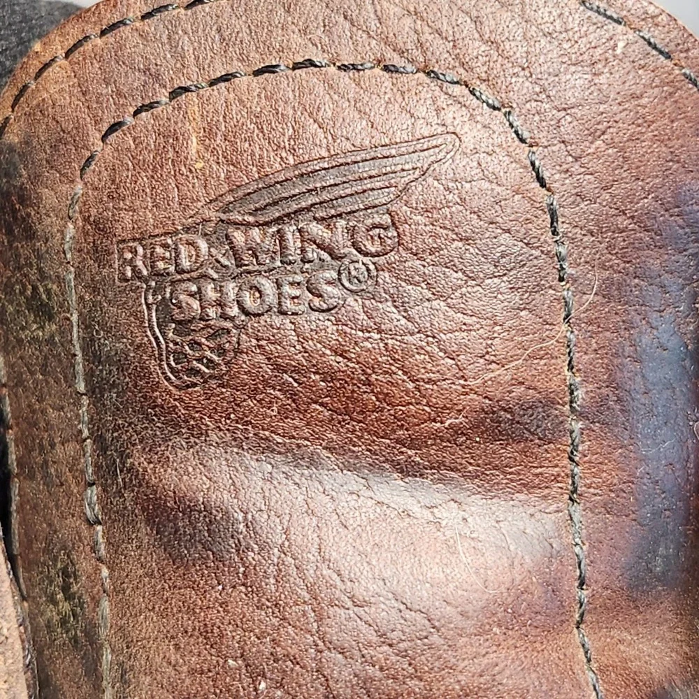 Red Wing‎ Boots Mens 7.5 Brown Leather 1626 Soft Toe EH Electrical Hazard Work